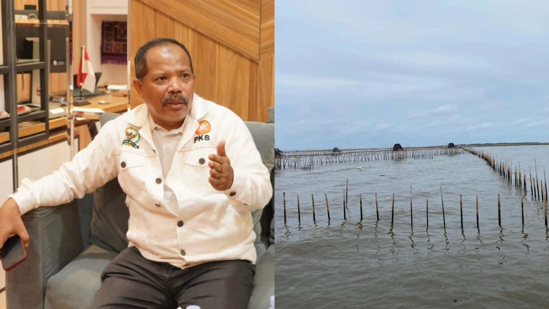 Johan Rosihan Pagar Laut Tanggerang