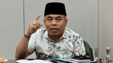 Kepala Dinas PUTR Lombok Barat Lalu Winengan Jalan Dusun Meang