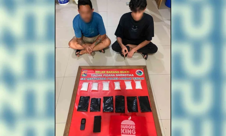 Penangkapan Kurir Sabu 1 Kilogram di Lombok Tengah