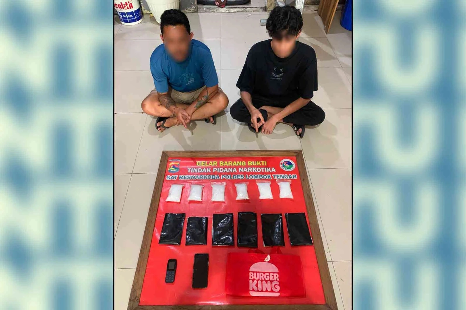 Penangkapan Kurir Sabu 1 Kilogram di Lombok Tengah