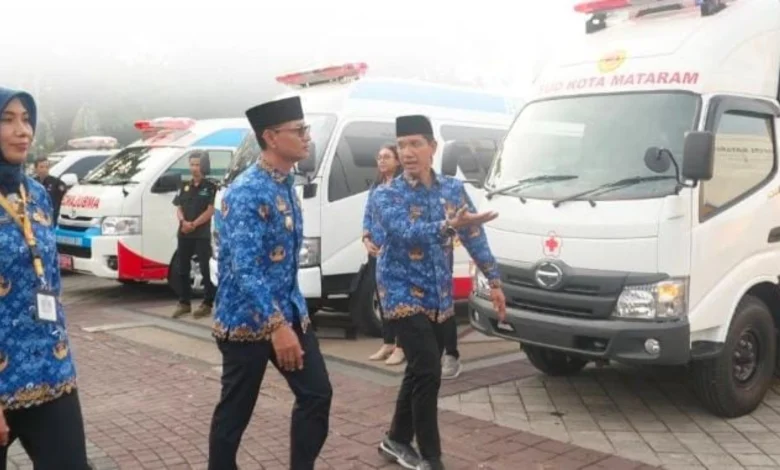Penyerahan Armada Medis RSUD Kota Mataram