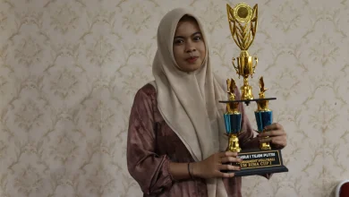 Atlet Bola Voli Tim Putri STKIP Taman Siswa Bima