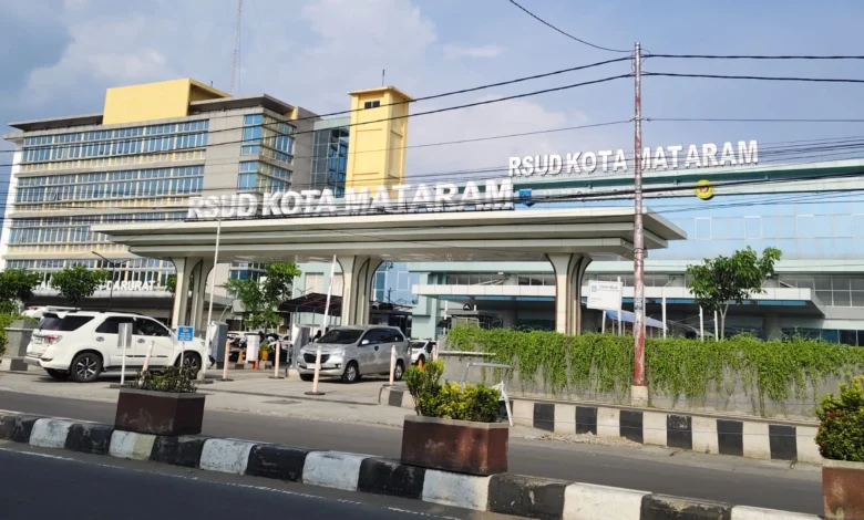 Tampak Depan RSUD Kota Mataram atau RS Ruslan