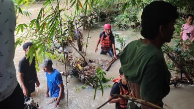 Bocah Hanyut di Keruak Lombok Timur