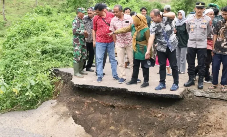 Salah satu infrastruktur di Lombok Barat yang Rusak Akibat Banjir