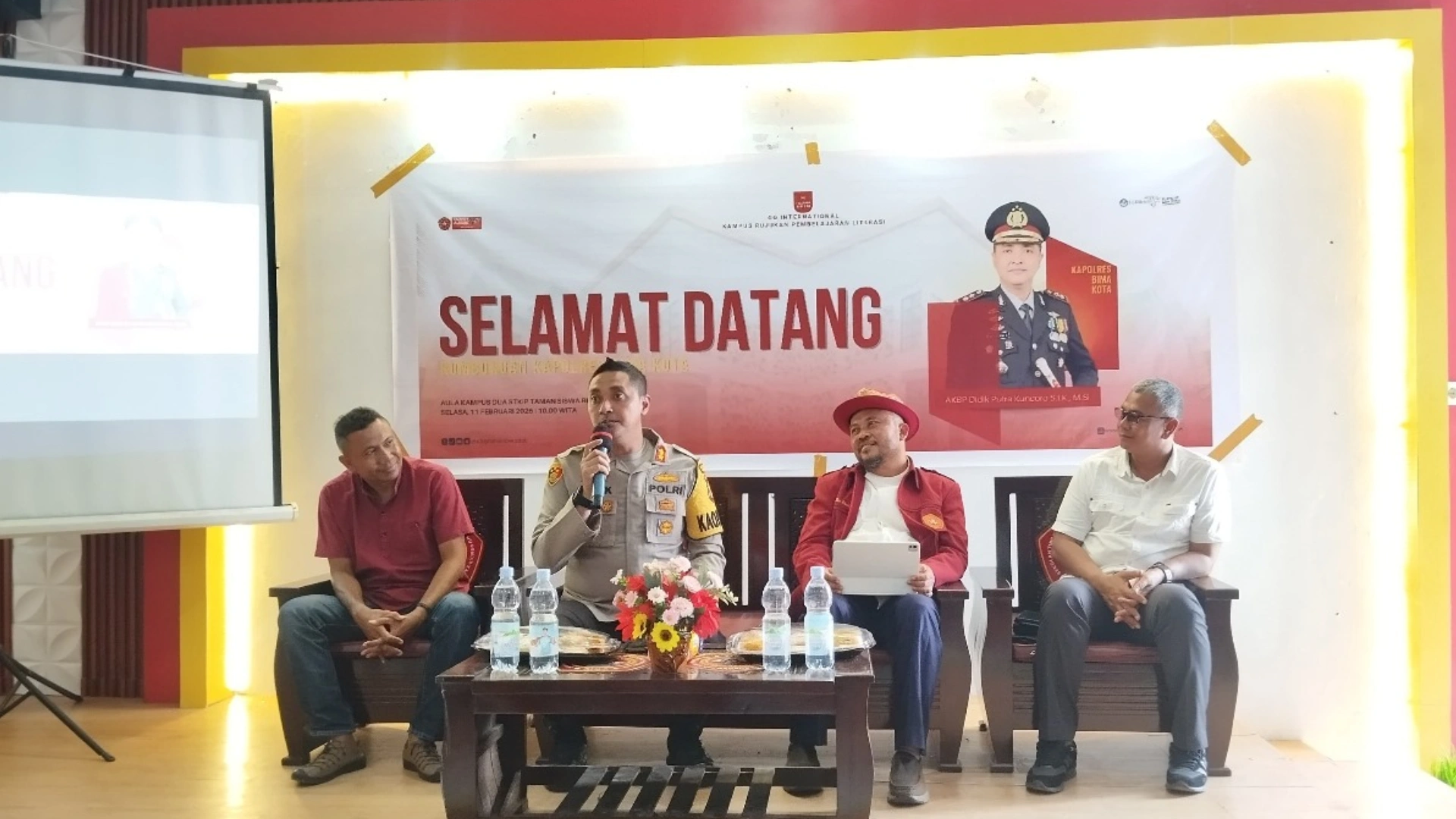 Kapolres Bima Kota Kunjungi STKIP Tamsis Bima