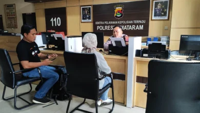 Ketua IJTI NTB Dampingi Jurnalis Inside Lombok Melapor ke Polresta Mataram