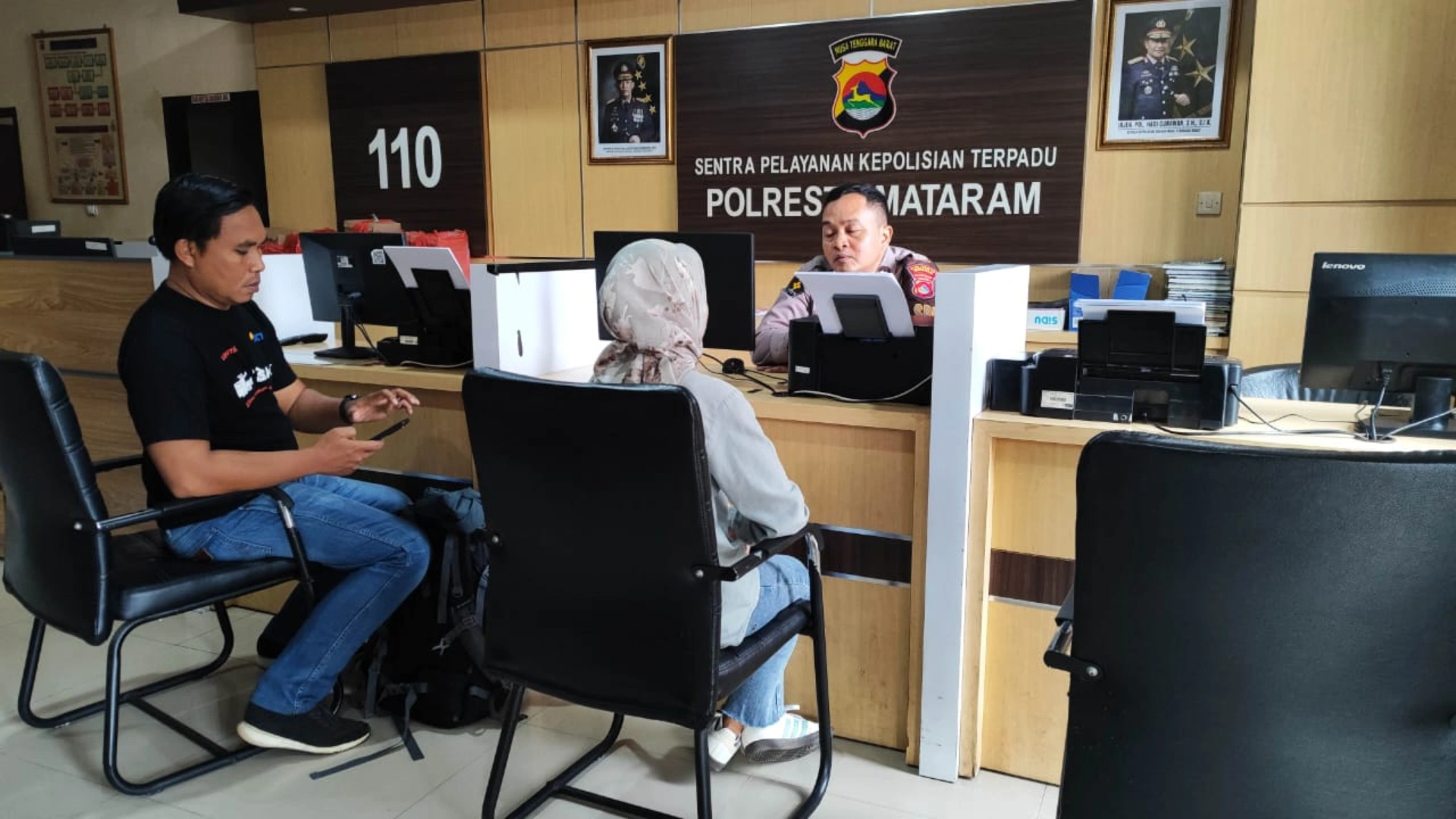 Ketua IJTI NTB Dampingi Jurnalis Inside Lombok Melapor ke Polresta Mataram