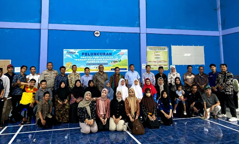 Mahasiswa PKL Sosiologi Unram Ikuti Peluncuran Proyek Percontohan Pemantauan dan Remediasi Pekerja Anak di Tingkat Desa