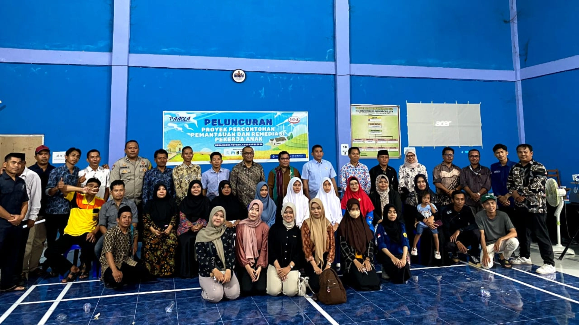 Mahasiswa PKL Sosiologi Unram Ikuti Peluncuran Proyek Percontohan Pemantauan dan Remediasi Pekerja Anak di Tingkat Desa