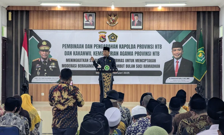 Pembinaan dan Pengarahan Kapolda Kanwil Kemenag NTB