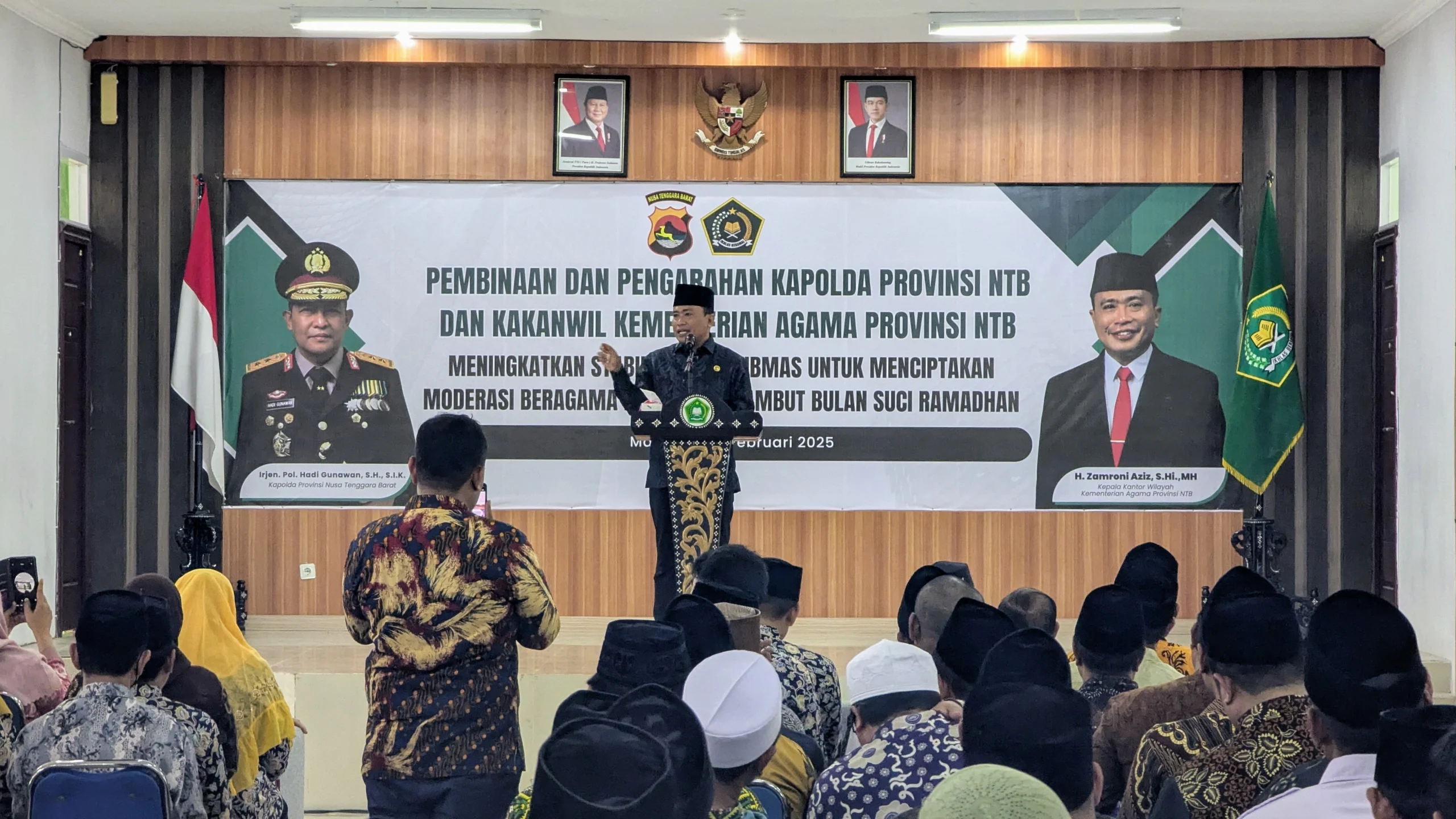 Pembinaan dan Pengarahan Kapolda Kanwil Kemenag NTB