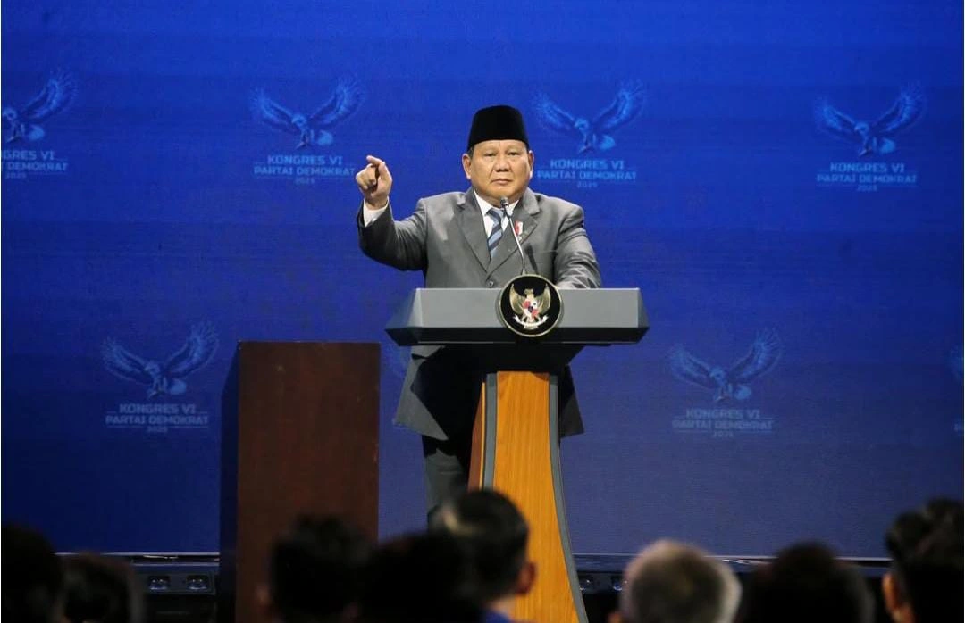 Presiden Prabowo Pilpres 2029 Kongres VI Partai Demokrat 2025