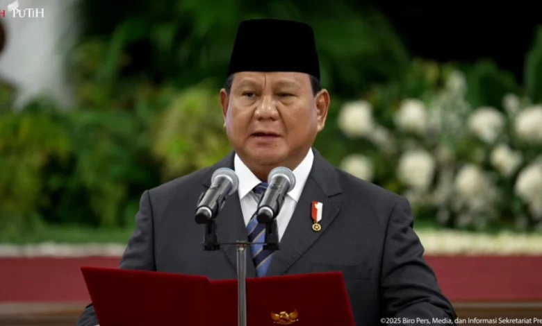 Presiden Prabowo Lantik 961 Kepala Daerah