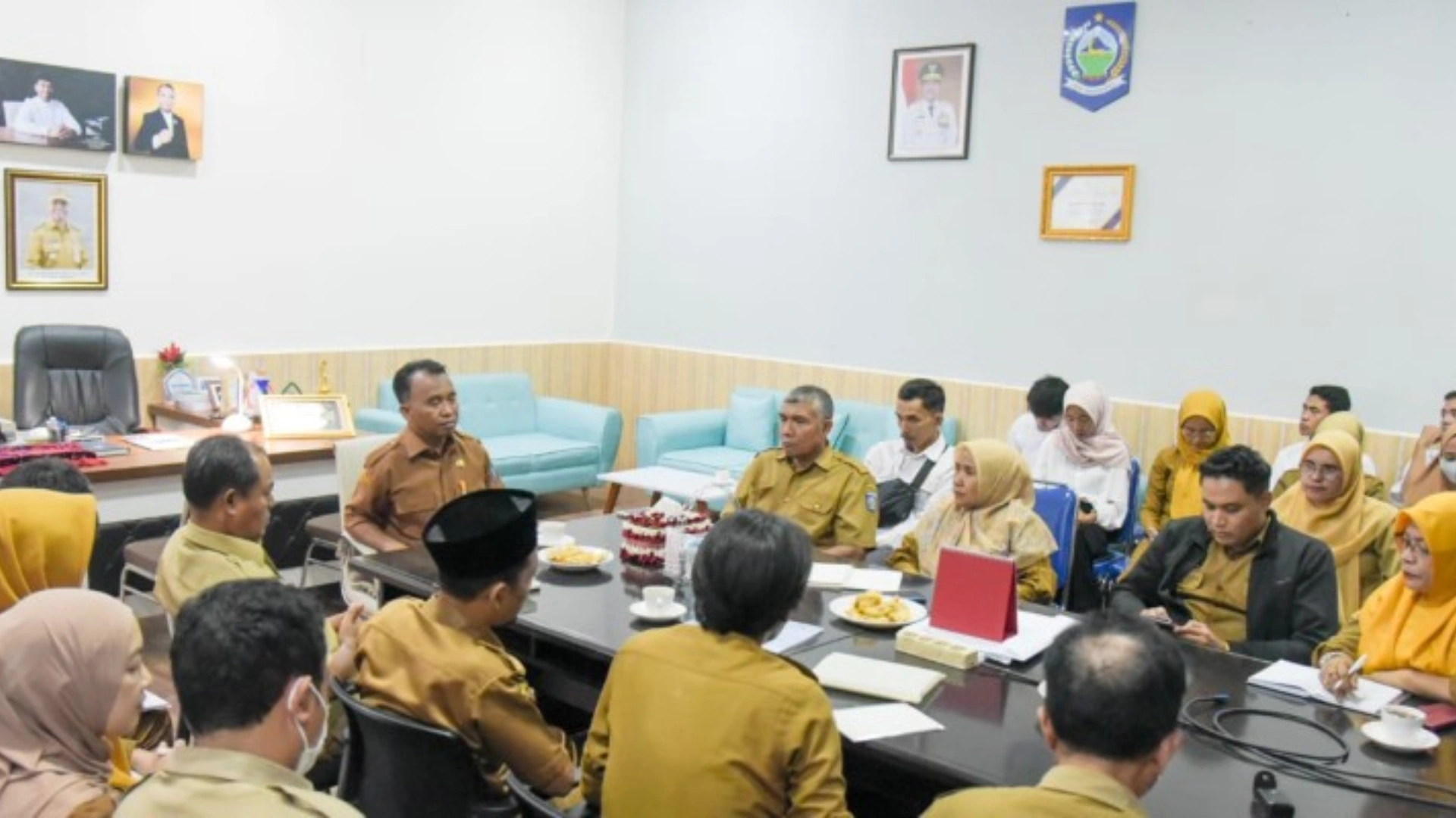 Rapat Internal Diskominfotik NTB Jelang Pelantikan Gubernur dan Wakil Gubernur Terpilih