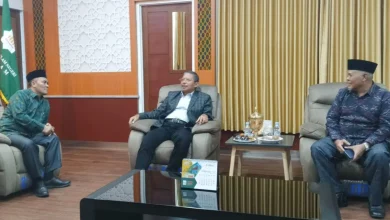 Dirjen Pendis menyambangi gedung Rektorat dalam Raker Pimpinan jajaran UIN Mataram