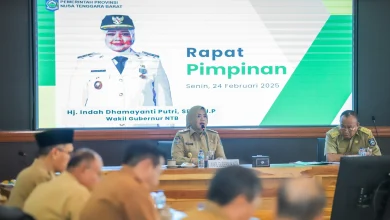 Wagub NTB Indah Dhamayanti Putri Pimpin Rapim Perdana Pemprov
