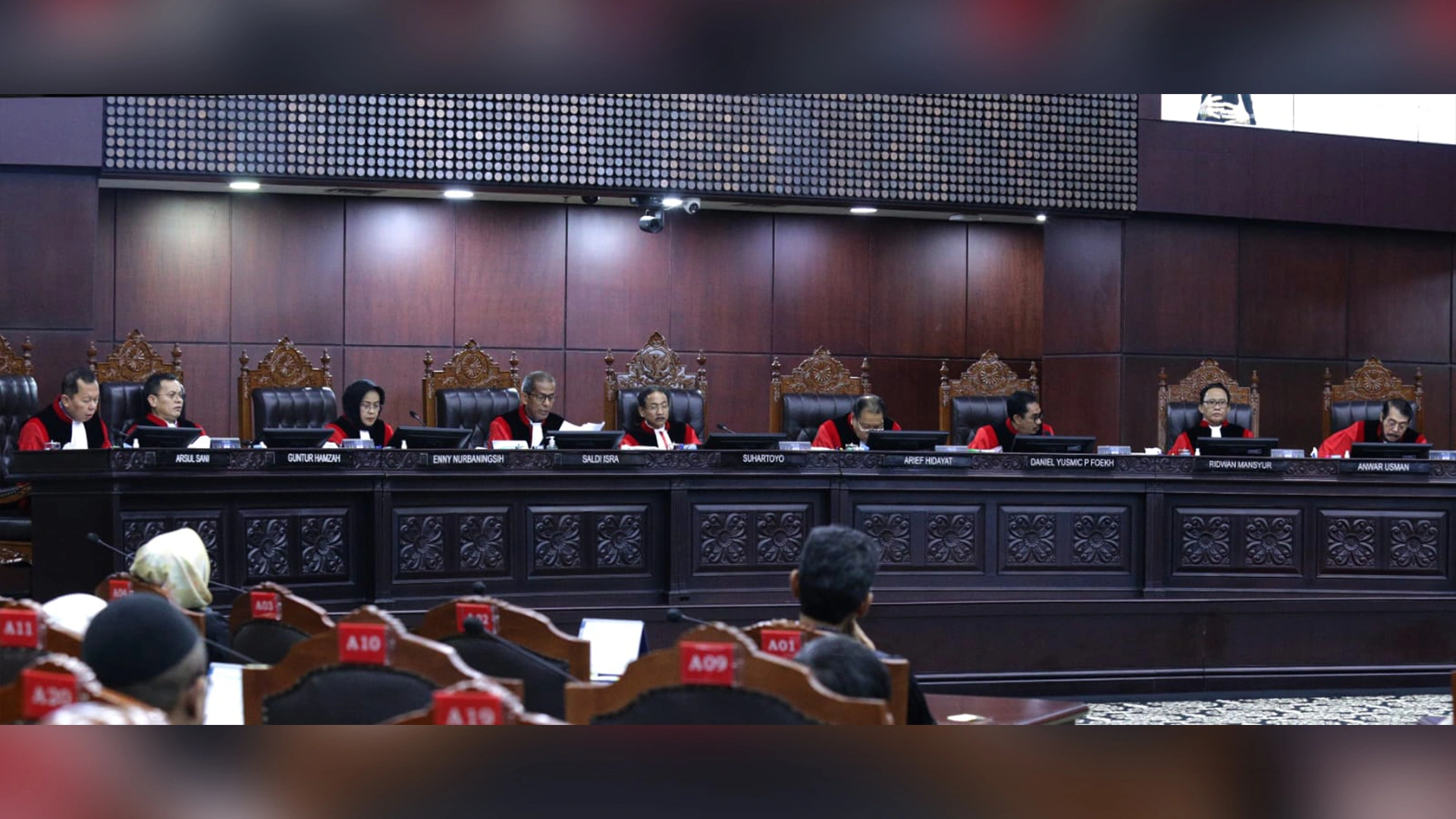 Sidang Pengucapan Putusan Sengketa Pilkada Serang 2024