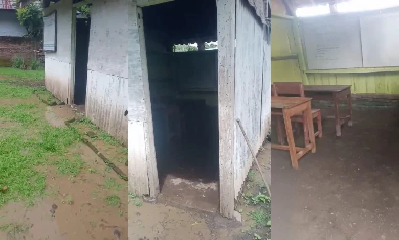 Potret salah satu SLB di Kecamatan Ambalawi, Kabupaten Bima diduga fiktif.