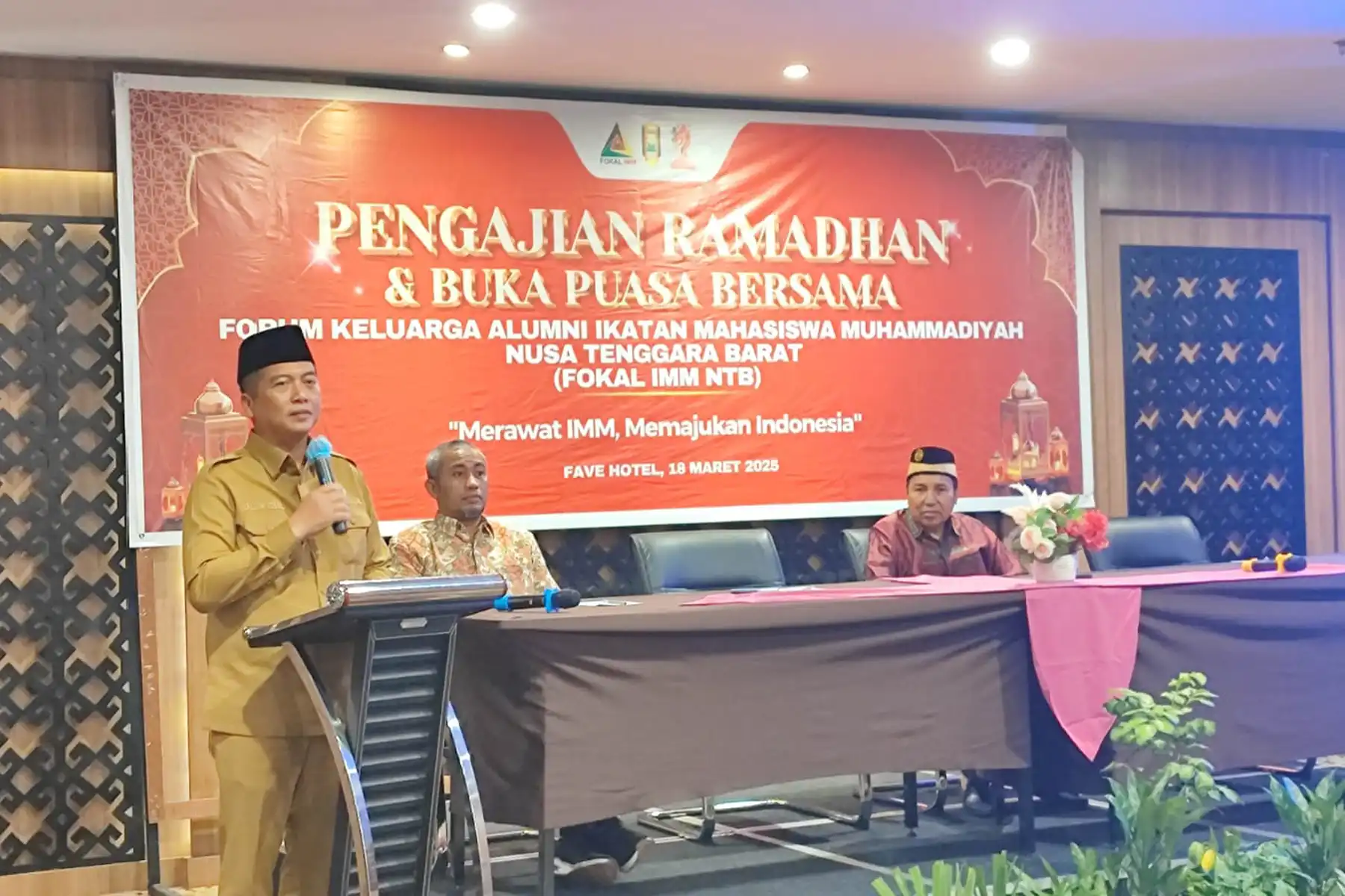 Bukber Fokal IMM Gubernur NTB Lalu Iqbal