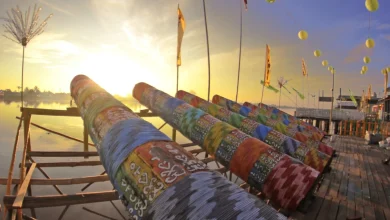 Festival Meriam Karbit Tradisi Sambut Idulfitri di Pontianak Indonesia