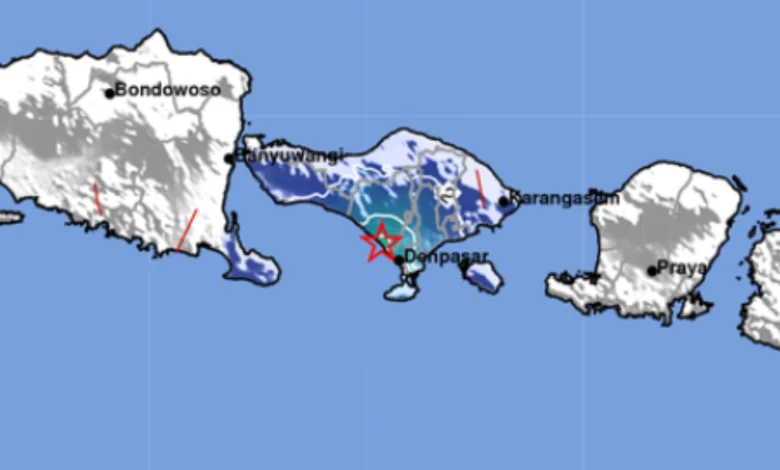 Gempa Magnitudo 4,3 Guncang Bali dan Lombok Malam ini
