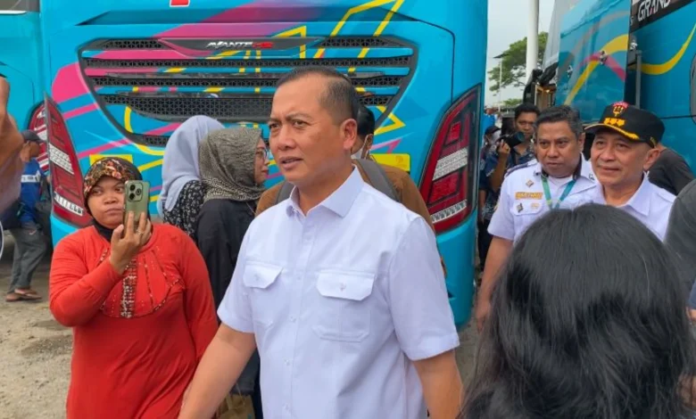 Gubernur NTB Lalu Muhamad Iqbal Pantau Arus Mudik Lebaran