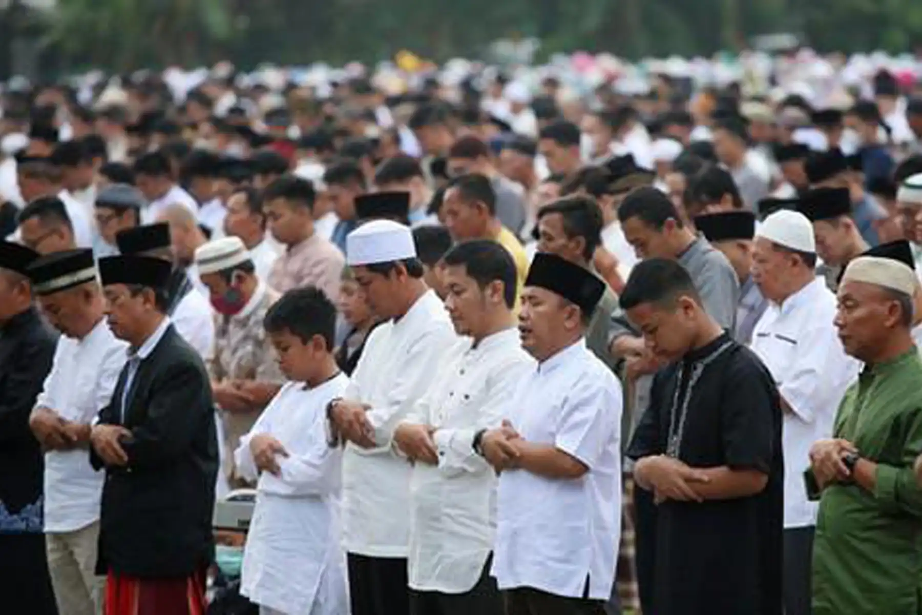 Ilustrasi Sholat Idul Fitri