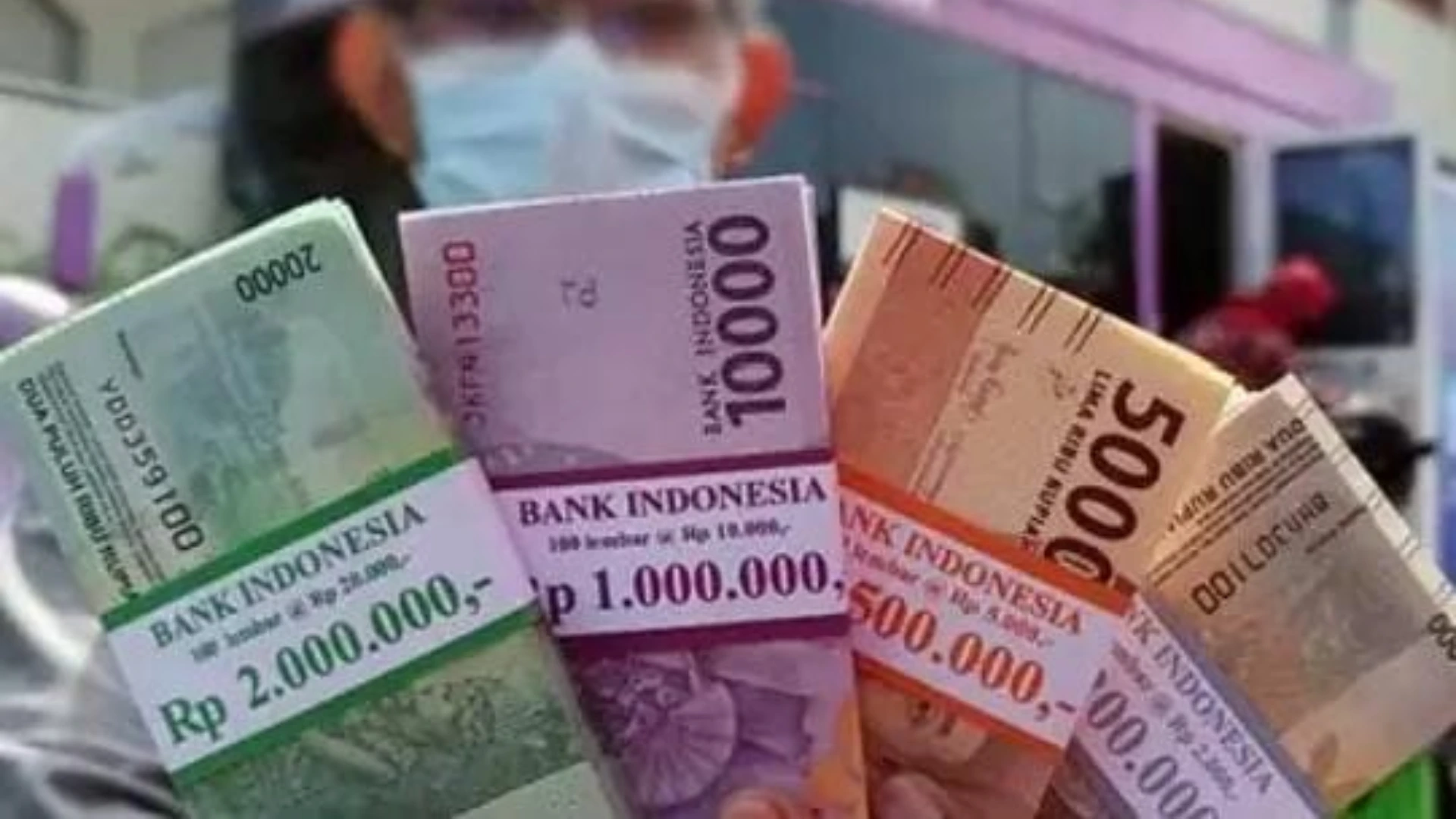 Ilustrasi penukaran uang jelang lebaran Idulfitri