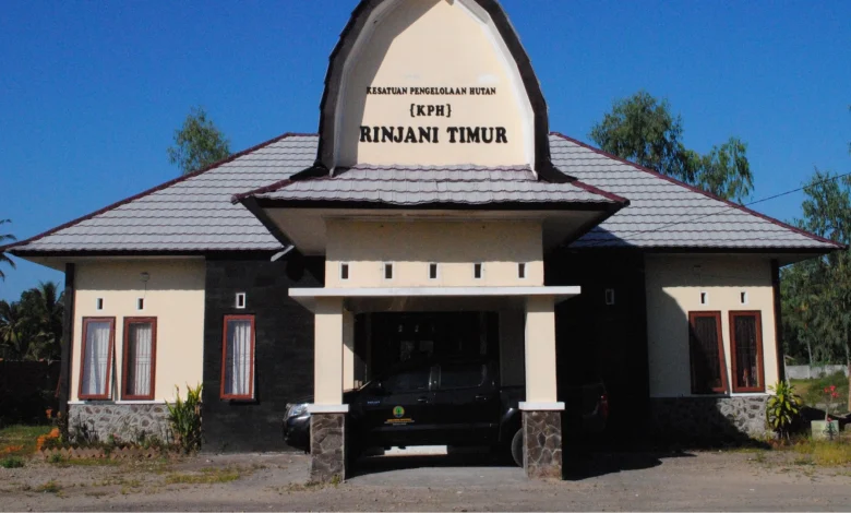Kantor Balai KPH Rinjani Timur 15 KPH di NTB