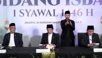 Konferensi Pers Sidang Isbat Idulfitri 1 Syawal 1446 H