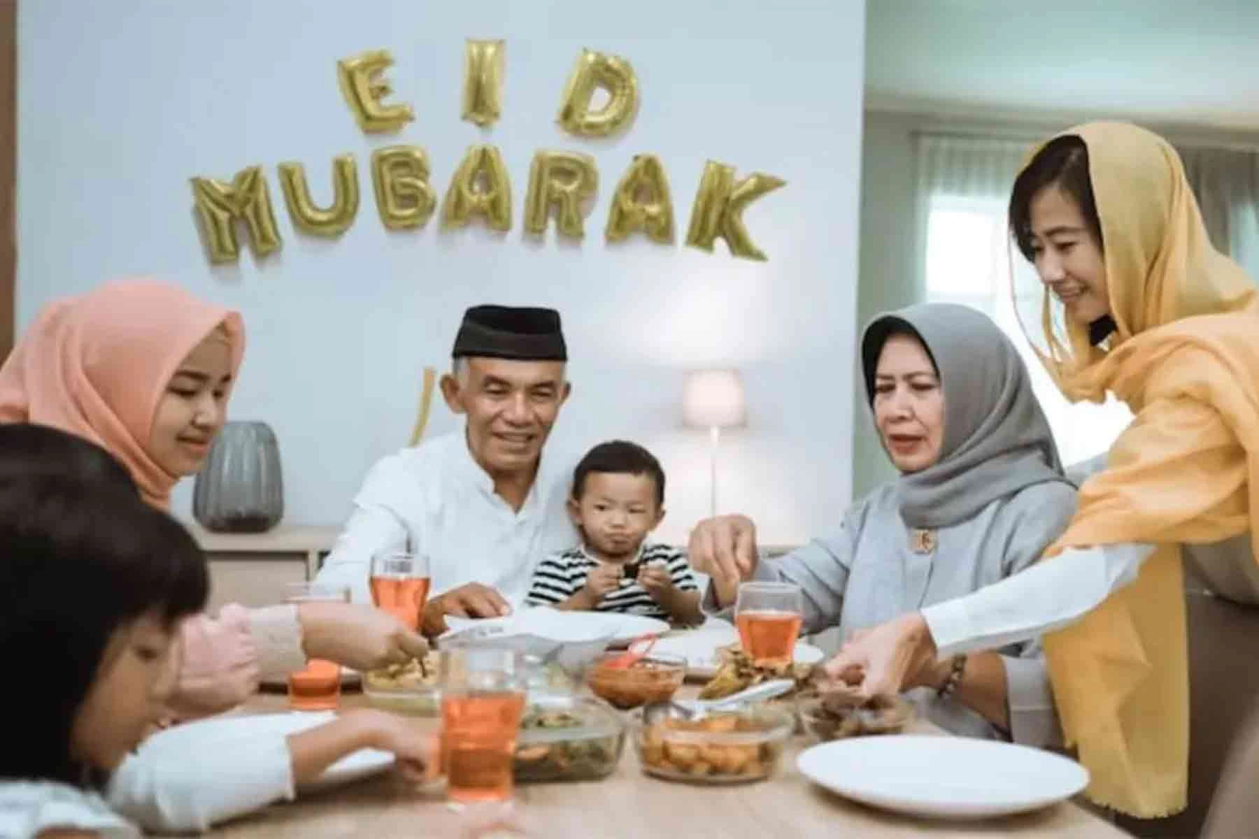 Momen kumpul keluarga saat lebaran