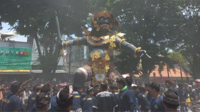 Pawai Ogoh-ogoh di Kota Mataram