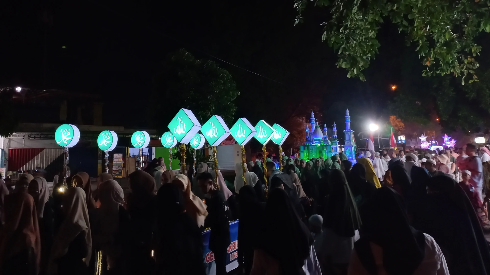 Pawai Takbiran di 6 Kecamatan Kota Mataram