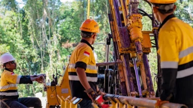 Pekerja Proyek Elang AMMAN Sumbawa