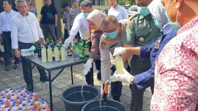Pemusnahan Barang Bukti Hasil Operasi Pekat Rinjani 2025