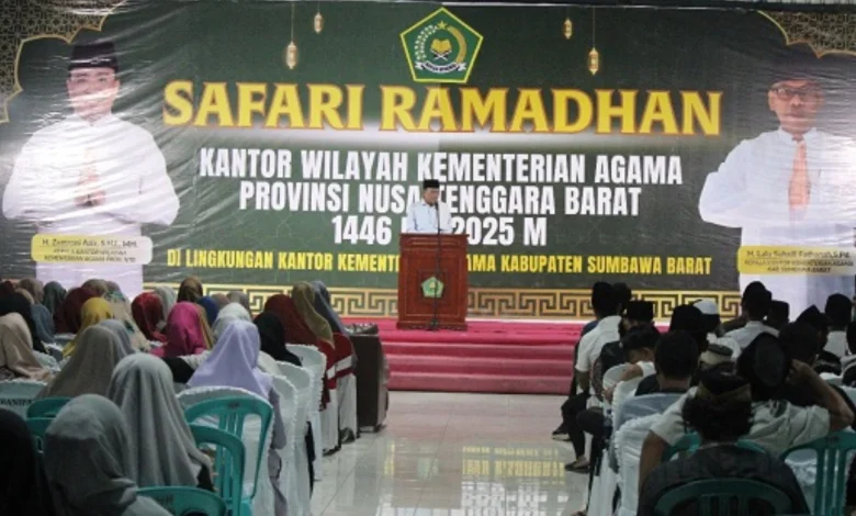 Safari Ramadan Kanwil Kemenag NTB di KSB