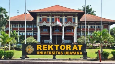 Halaman depan Rektorat Universitas Udayana, 2024. Foto: Jurusan Kampus