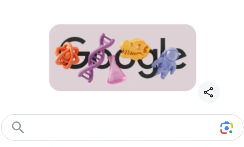 Google Doodle tentang Women International Day 2025. Foto: Tangkapan layar Google