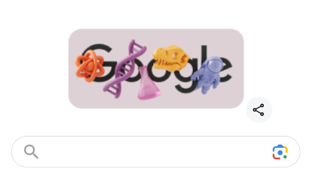 Google Doodle tentang Women International Day 2025. Foto: Tangkapan layar Google