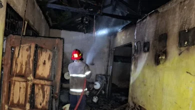 Kebakaran rumah di Terara, 8 Maret 2025. Foto: Istimewa