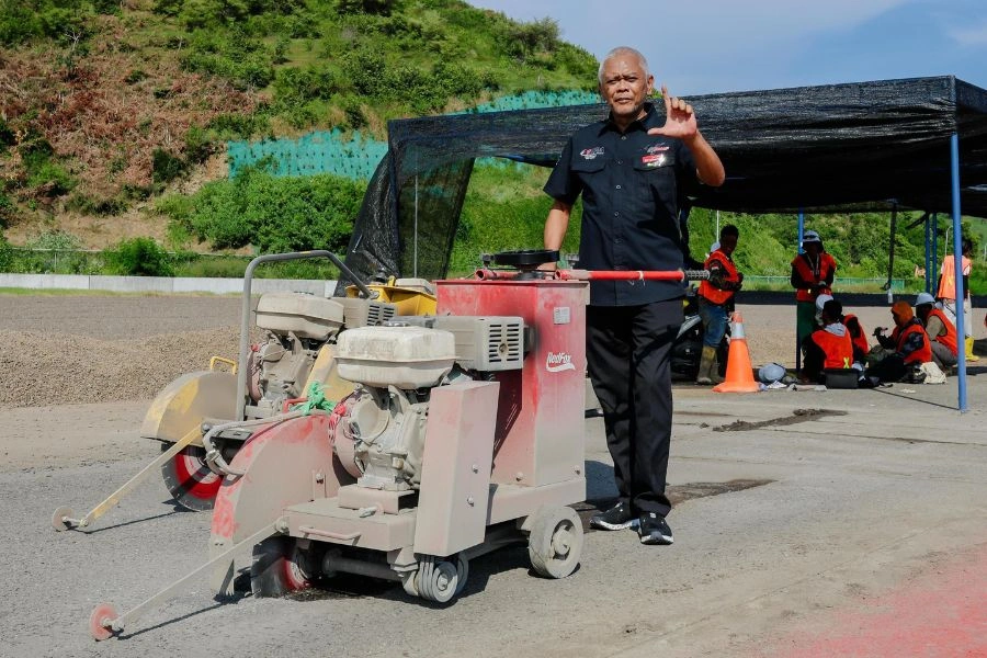 Direktur MGPA Tinjau Perbaikan Sirkuit Mandalika