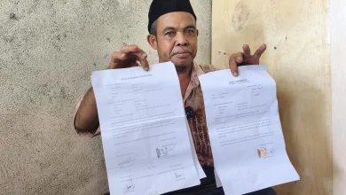 surat damai dan pencabutan laporan korban bunuh diri di Lombok Utara