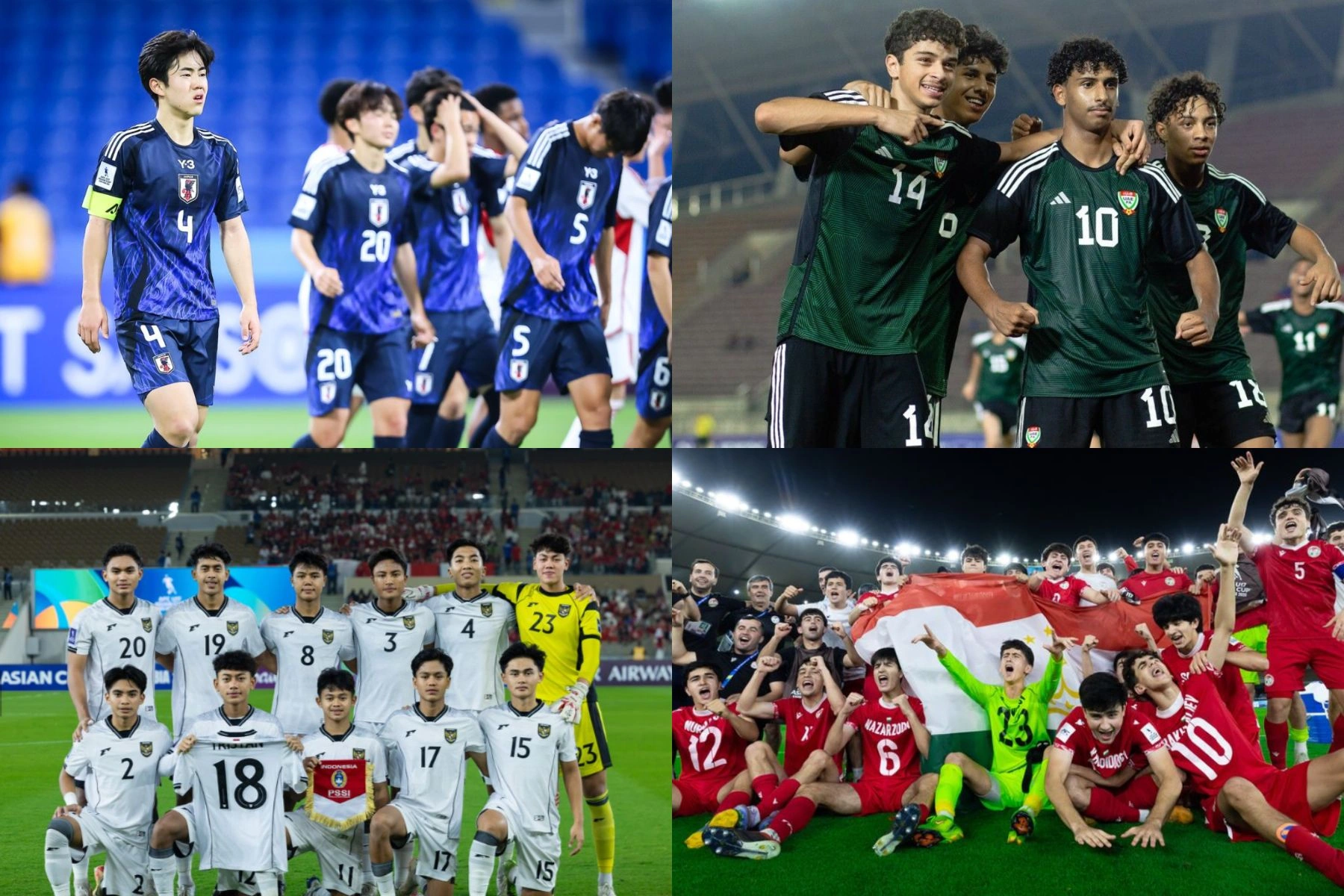 4 Negara Gagal Lolos ke Semifinal Piala Asia U-17 2025