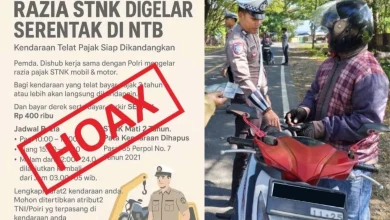 Viral Jadwal Razia STNK di NTB Ternyata Hoaks