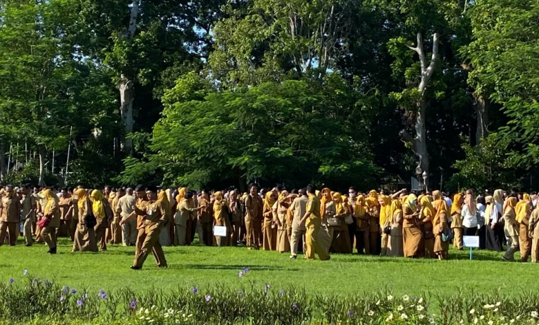 ASN Pemprov NTB Apel Hari Pertama Kerja Usai Libur Lebaran Raperda Perampingan OPD