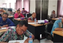 Pejabat eselon II Pemprov NTB saat mengikuti Job Fit