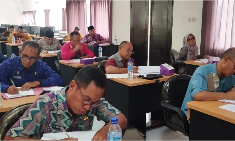 Pejabat eselon II Pemprov NTB saat mengikuti Job Fit