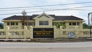Gedung Polres Bima Kota Dugaan Korupsi KUR BNI Kota Bima