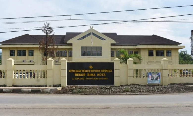 Gedung Polres Bima Kota Dugaan Korupsi KUR BNI Kota Bima